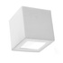 Wall lamp ceramic LEO white + 1x LED bulb E27 4000K Cool White 7.5W 650lm