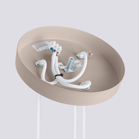 Pendant lamp KARBON 3P taupe