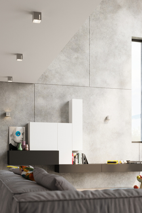 Ceiling lamp PIXAR gray + 1x LED Bulb G9 4000K Cool White 4.5W 530lm