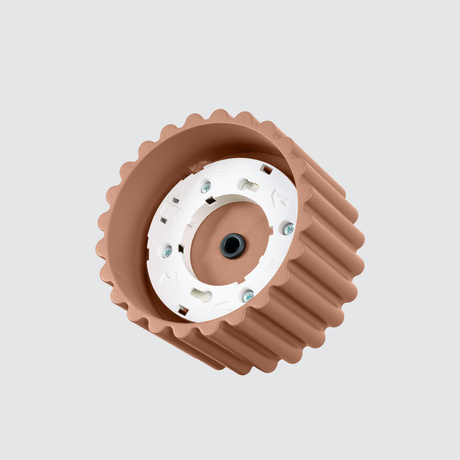 Ceiling lamp AURA 1 mocha Gx53