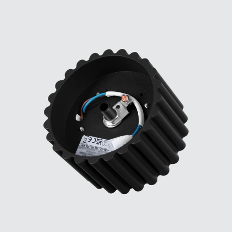 Ceiling lamp AURA 1 black Gx53