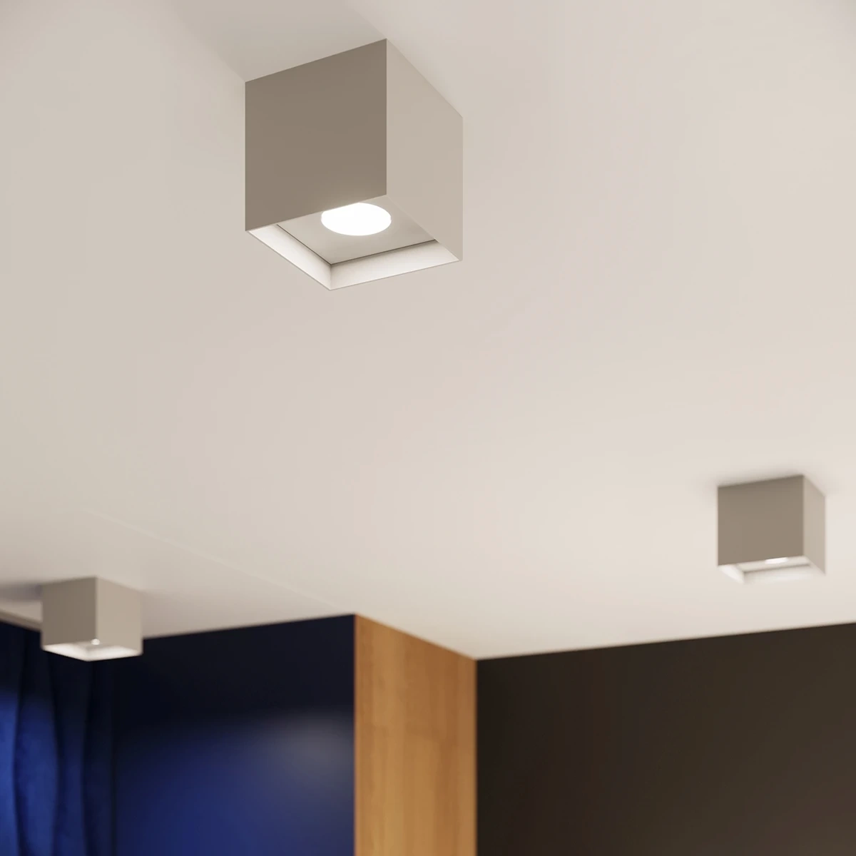 Ceiling lamp HATI grey