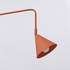 Wall lamp NOX red ochre