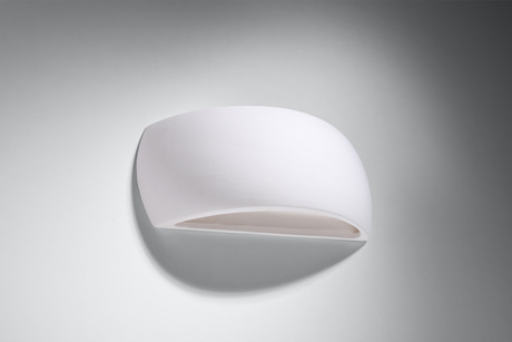 Wall lamp ceramic PONTIUS white + 1x LED bulb G9 3000K Warm 4.5W 510lm
