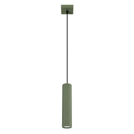 Pendant lamp KARBON 1 olive green