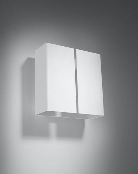 Wall lamp LINEA white + 2x LED Bulb G9 4000K Cool White 4.5W 530lm