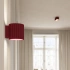 Ceiling lamp AURA 1 burgundy Gx53