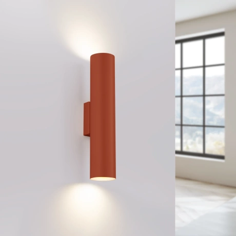 Wall lamp LAGOS 2 red ochre
