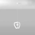 Pendant lamp TRES white
