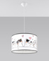 CAT 40 hanging lamp + 1x LED bulb E27 4000K Cool White 7.5W 650lm