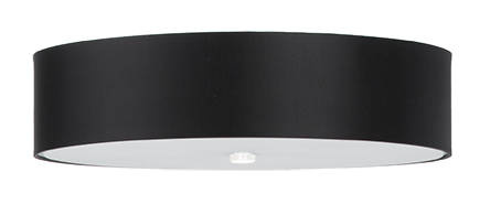 Ceiling lamp SKALA 50 black + 5x LED Bulb E27 4000K Cool White 7.5W 650lm