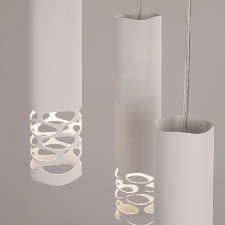 Pendant lamp LIRO 3P white