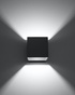 Wall lamp QUAD 1 anthracite + 1x LED Bulb G9 3000K Warm 4.5W 510lm