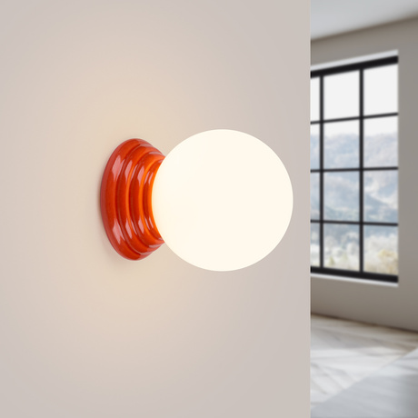 Wall lamp ZORI peach IP44