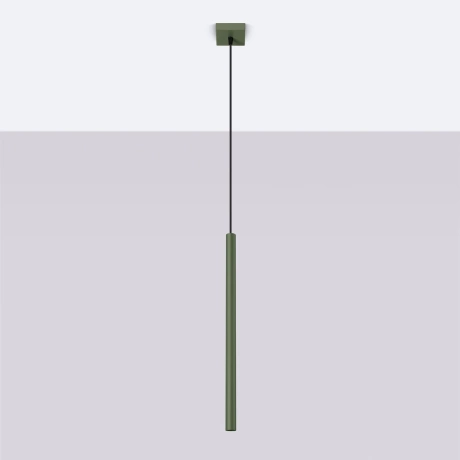 Pendant lamp PASTELO 1 olive green