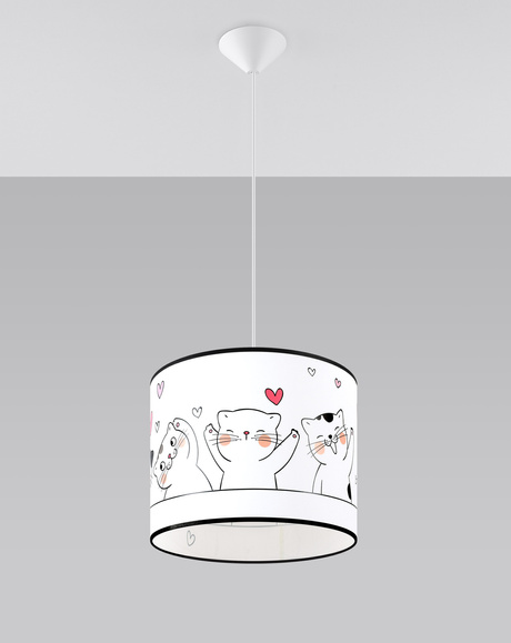 Ceiling lamp CAT 30 + 1x LED Bulb E27 3000K Warm 7.5W 620lm