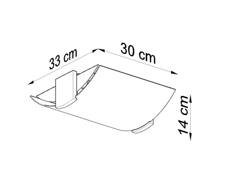 Ceiling lamp EMILIO + 2x LED Bulb E27 4000K Cool White 7.5W 650lm