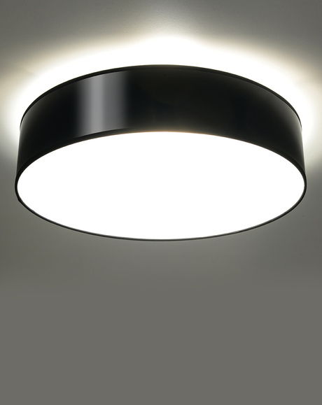 Ceiling lamp ARENA 55 BLACK + 4x LED Bulb E27 4000K Cold 7.5W 650lm