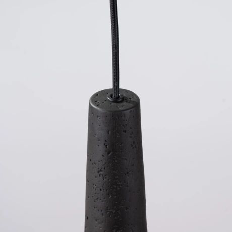 Pendant lamp ELECTRA black concrete