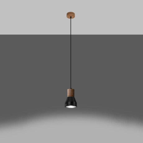 Pendant lamp QUBIC black