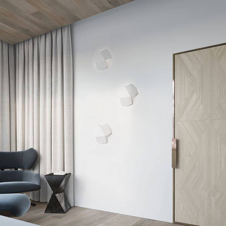 Wall lamp TRE white + 2x LED Bulb G9 4000K Cool White 4.5W 530lm