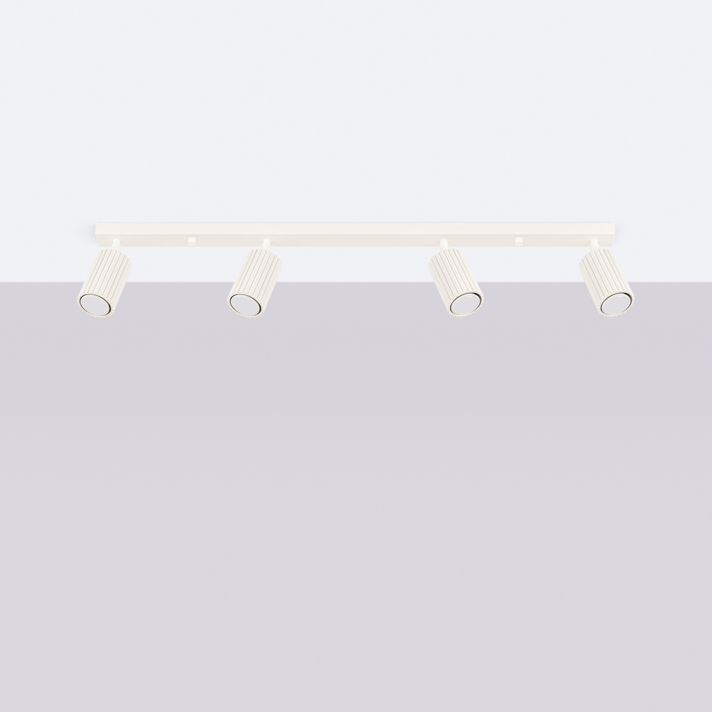 Ceiling lamp KARBON 4L beige