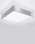 Ceiling lamp HORUS 55 GREY + 4x LED Bulb E27 4000K Cool White 7.5W 650lm