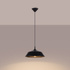 Hanging lamp FRIKA black + 1x LED Bulb E27 4000K Cool White 7.5W 690lm