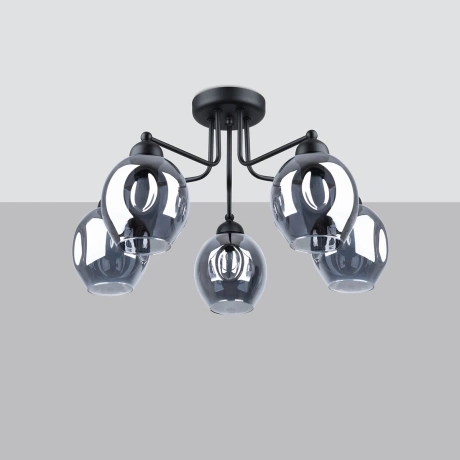 Chandelier FILLAN 5 black
