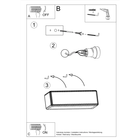 Wall lamp ceramic SUBANI