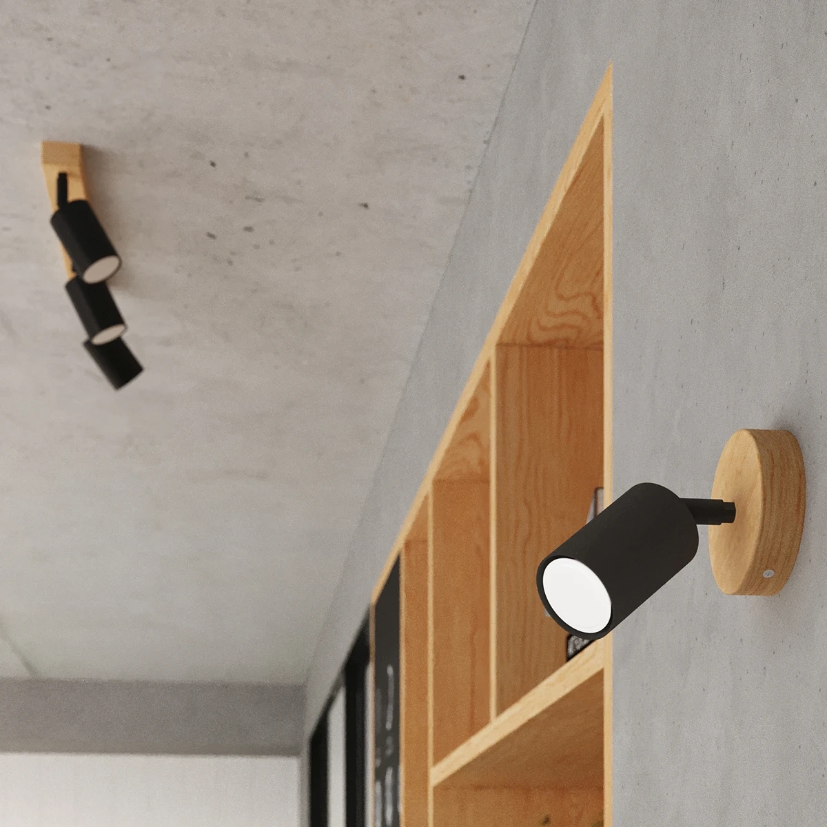 Wall lamp VERDO black