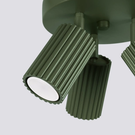 Ceiling lamp KARBON 3P olive green