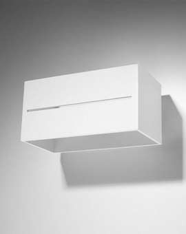 Wall lamp LOBO MAXI white + 2x LED Bulb G9 3000K Warm 4,5W 510lm