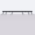 Ceiling lamp WINX 6L black/chrome
