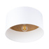 Ceiling light TELESTO white/light brown + 1x LED Bulb E27 3000K Warm 7,5W 620lm