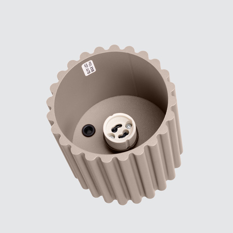 Ceiling lamp AURA 1 taupe GU10