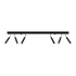 Ceiling lamp EYETECH 6 black