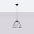 Pendant lamp TRAPO black