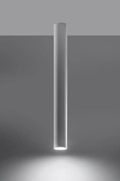 Ceiling lamp LAGOS 60 white + 1x LED Bulb GU-10 4000K Cool White 7W 630lm