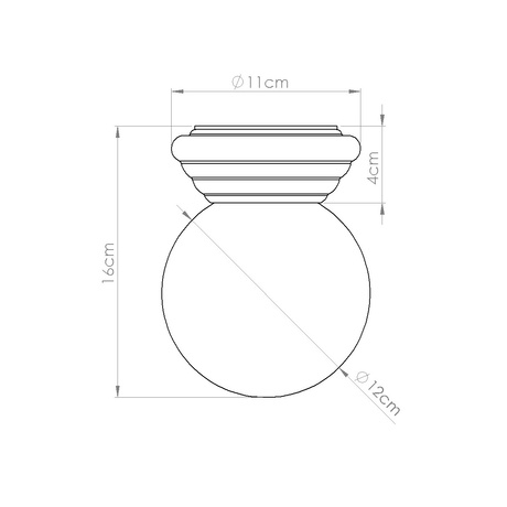 Ceiling lamp ZORI green IP44