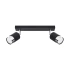 Ceiling lamp NERO 2 black/chrome