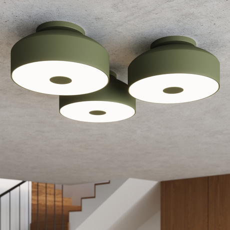 Ceiling lamp OMIQ olive green