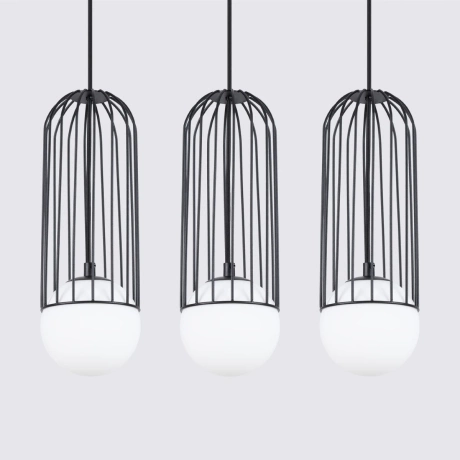 Pendant lamp BRINA 3L black