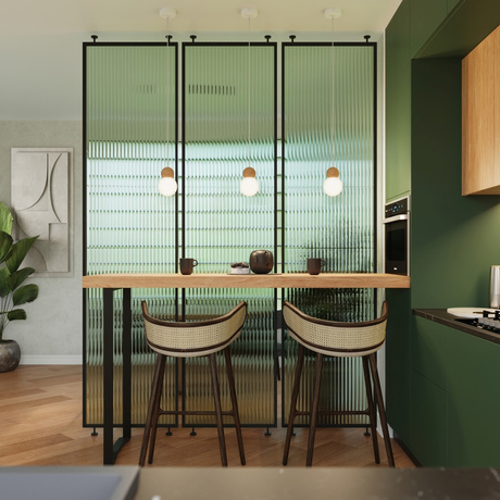 Ceiling pendant PEKKA 1 white/natural wood + 1x LED Bulb G9 3000K Warm 4.5W 450lm