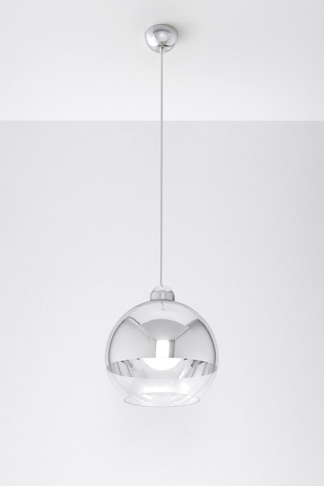 Hanging lamp COSMO 25 chrome + 1x LED Bulb E27 4000K Cool White 7.5W 650lm