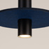 Pendant lamp PELTA 1 black/navy