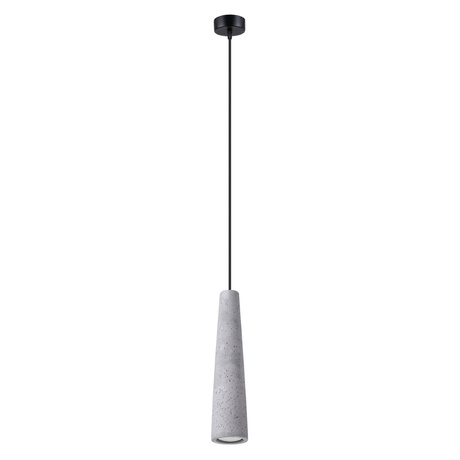 Hanging lamp ELECTRA concrete + 1x LED Bulb GU-10 4000K Cool White 7W 530lm
