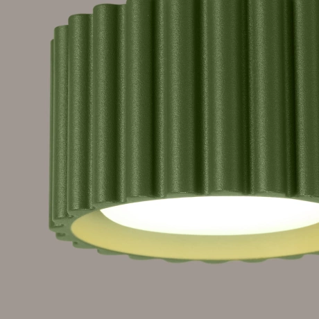 Ceiling lamp AURA 1 olive green Gx53
