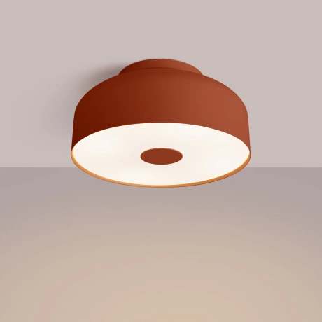 Ceiling lamp OMIQ red ochre