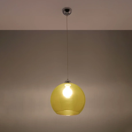 Pendant lamp BALL yellow